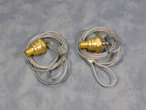 CABLE OPERATED AIR TANK DRAIN VALVE SET OF TWO