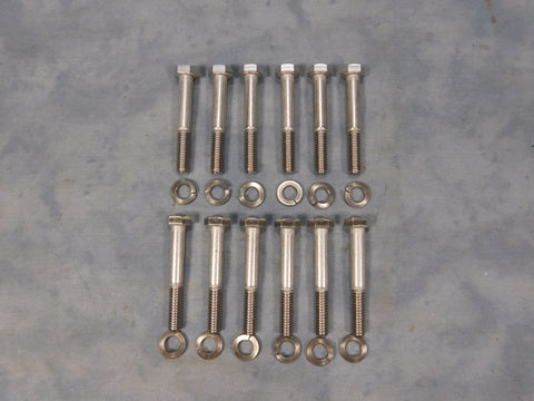 STAINLESS STEEL WATER MANIFOLD BOLT SET FOR MULTIFUEL ENGINES - WMBS12