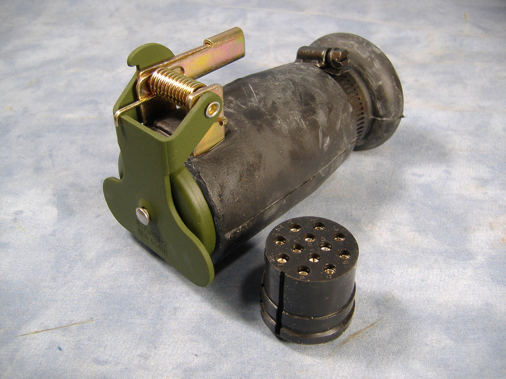 MILITARY TRAILER PLUG # MS75020-2, NSN 5935009140822 M35a2 parts, m35a3 parts, military truck, military truck parts, army truck parts, army surplus, military surplus, surplus parts, m809 parts, m813 parts, m54a2 parts, m715, m37, m998 hmmwv, m816, m939 parts, m932 parts, m936 parts, m109a3 parts, m109a2 parts, m44 military truck, deuce and a half, eastern surplus, m151 parts, jeep, military jeep, eriks surplus, big mikes motorpool, big mikes surplus, big mikes army truck parts, big mike’s motor pool, boyce