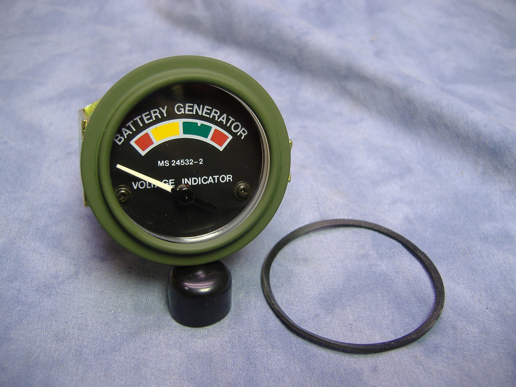 MILITARY TRUCK BATTERY VOLT GAUGE VOLT METER   MS24532-2