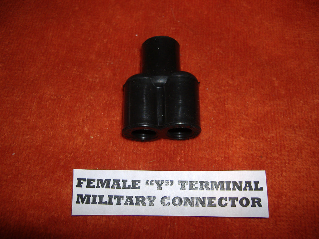 PACKARD Y CONNECTOR,  MILITARY WIRE CONNECTOR, MILITARY WIRE TERMINAL, MILITARY WIRE CONNECTOR, PACKARD CONNECTOR, STEEL SOLDIERS, M35A2 WIRE HARNESS, ERIKS SURPLUS, M939 WIRE CONNECTORS, M809, ARMY TRUCK WIRE HARNESS, C AND C EQUIPMENT, BOYCE EQUIPMENT, EASTERN SURPLUS, M809 PARTS, M813 PARTS, M923 PARTS, M54A2 PARTS, M109A3 PARTS, M35A3 PARTS, M998 PARTS, HMMWV, HEMTT, M151 ELECTRICAL PARTS, BIG MIKES SURPLUS, BIG MIKES MOTORPOOL, BIG MIKE'S MOTOR POOL, M715 PARTS, KAISER JEEP