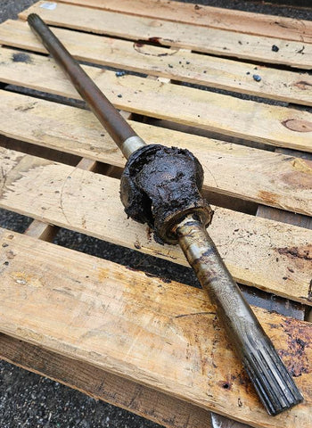 USED, TAKE OFF - 2.5 TON BALL AND CLAW STYLE, LONG SIDE AXLE SHAFT