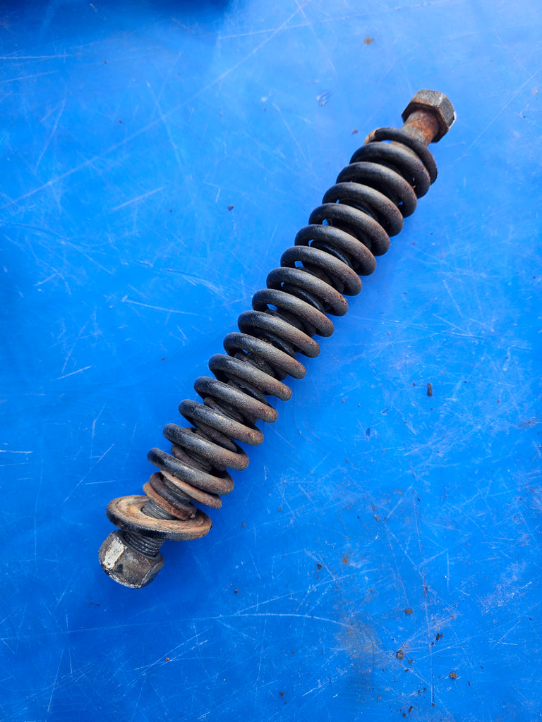 USED, TAKE OFF - CARGO BODY SPRINGS, BOLT, NUT, AND WASHER FOR 5 TON TRUCKS