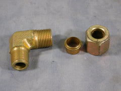 TURBO OIL SUPPLY LINE ENGINE BLOCK FITTING FOR MULTIFUEL - MS51815-8