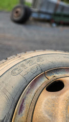 10 GOODYEAR G124 9.00-20 RADIAL TIRES ON 2.5 TON WHEELS