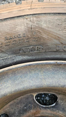10 GOODYEAR G124 9.00-20 RADIAL TIRES ON 2.5 TON WHEELS