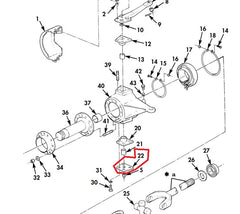 KING PIN COVER PLATE FOR 2.5 TON - 7521677