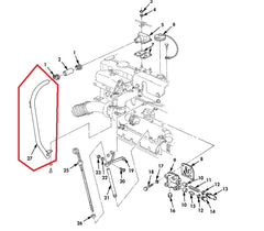 CRANKCASE VENT TUBE FOR TURBO MULTIFUEL - 11642108