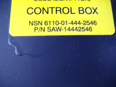 M939 ELECTRONIC CONTROL BOX PROTECTIVE CONTROL BOX PART # 12450333 NSN 6110014442546, NSN 6110011448674. OTHER NUMBERS INCLUDE 11669304, WSU4003UT, SX75G3.