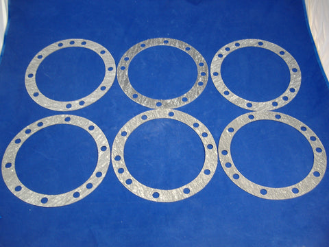 AXLE FLANGE HUB GASKETS, SET OF SIX, FOR 5 TON M54 -M809 - M939 7346993