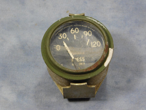 AIR PRESSURE GAUGE, 0-120 PSI, 7954512 - USED, TAKE OFF