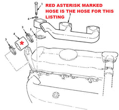MULTIFUEL WATER MANIFOLD HOSE - MS521301A2 17R-3