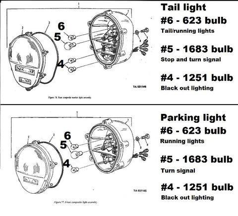 BULB POSITION REFERENCE GUIDE