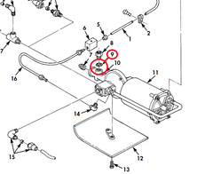 COPPER WASHER FOR THE FITTING ON THE AIR PACK THAT CONNECTS TO THE LINE COMING IN FROM THE MASTER CYLINDER. SEE THE DIAGRAM FOR MORE CLARIFICATION.  MAY ALSO BE USED ON OTHER VEHICLES BESIDES M35A2.  PART # 5156636 NSN 5330-00-930-5292, 5330009305292, A3144173-14, 5156636-14