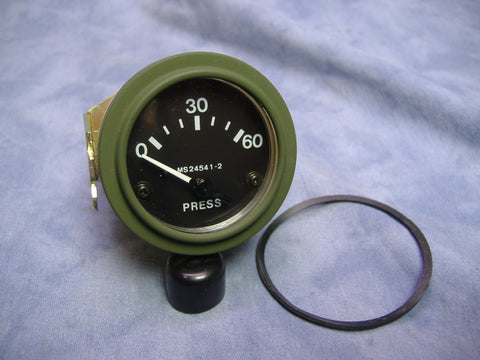 OIL PRESSURE GAUGE, 0-60 PSI, MS24541-2