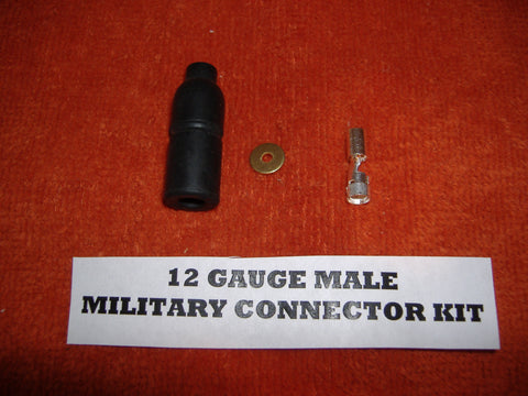 12 GAUGE MILITARY MALE "PACKARD" WIRE CONNECTOR MS27143-1