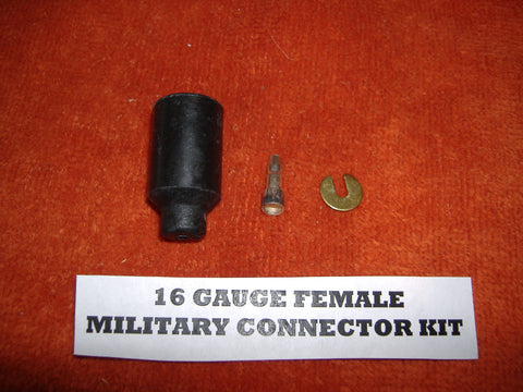 16 GAUGE MILITARY FEMALE "PACKARD" WIRE CONNECTOR MS27142-3