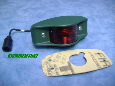 RED SIDE MARKER LIGHT M35A2 M35A3 M54 M809 M939 7261919-1 - MS35423-2